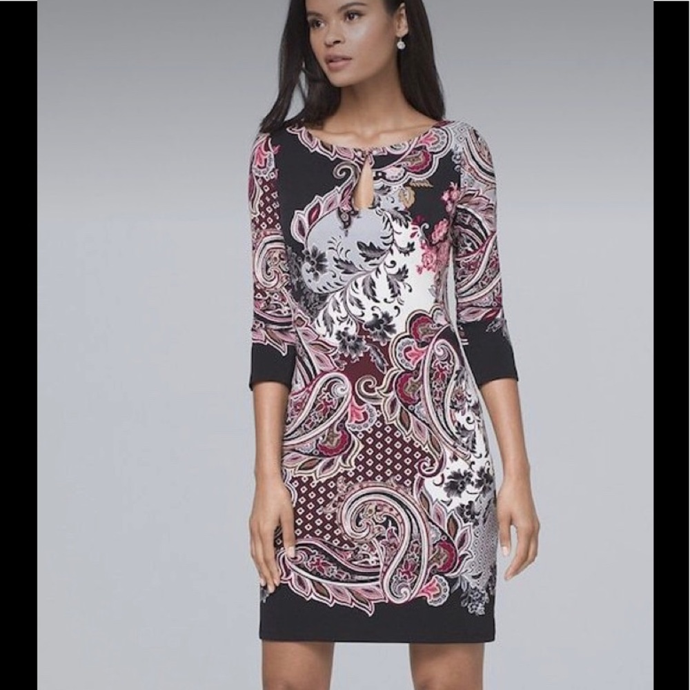 WHBM Paisley Print Dress